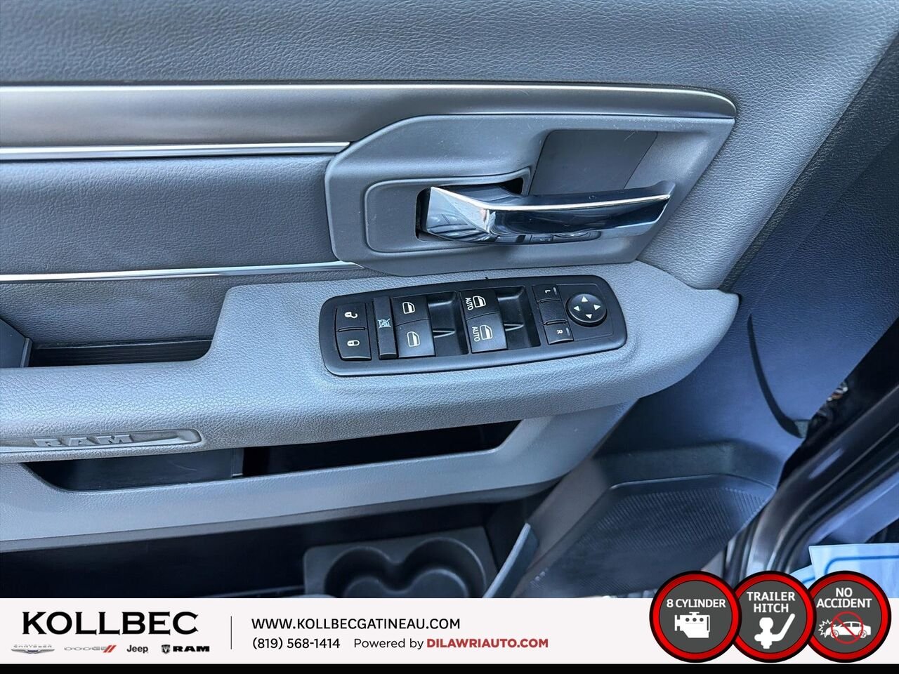 2016 RAM 1500 Big Horn Quad Cab 4x4 Grey Ottawa & Gatineau - photo #26