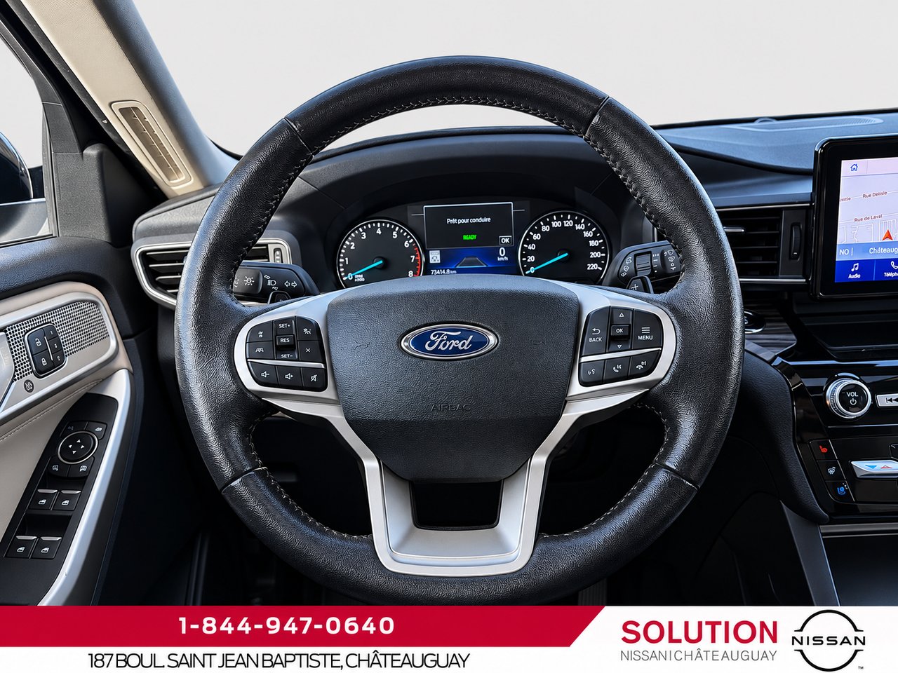 2021 Ford Explorer 4 roues motrices - Limited Blue Châteauguay - photo #15
