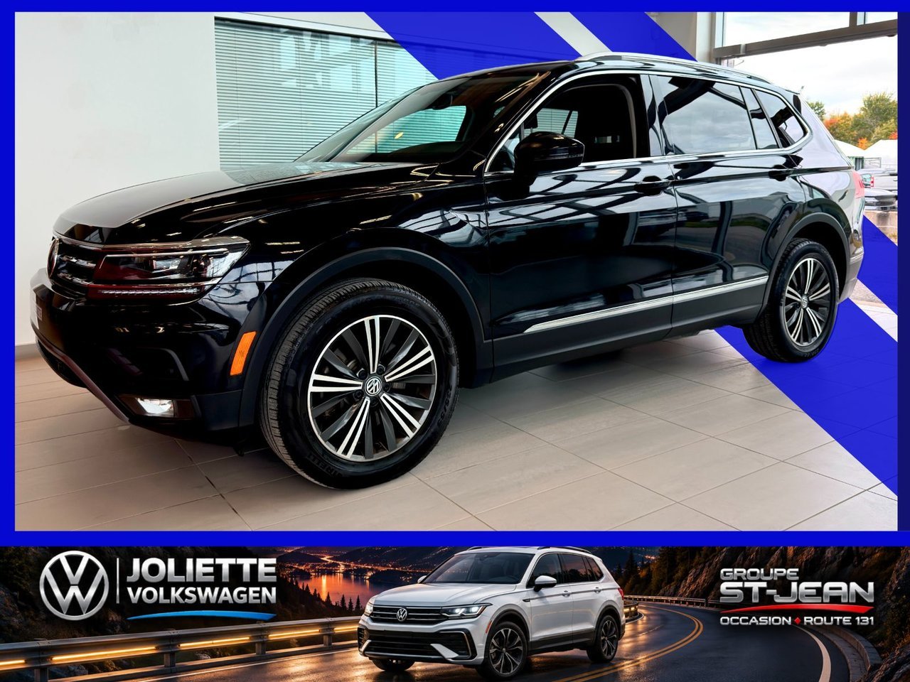 2018 Volkswagen Tiguan Black Notre-Dame-des-Prairies - photo #0