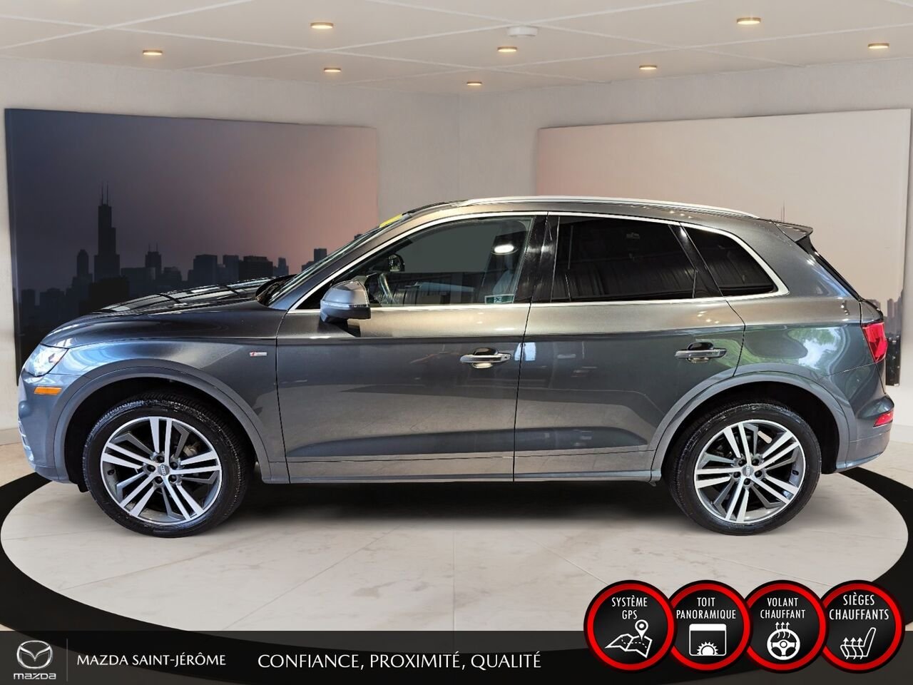 2018 Audi Q5 Grey Sainte-Agathe-des-Monts - photo #10