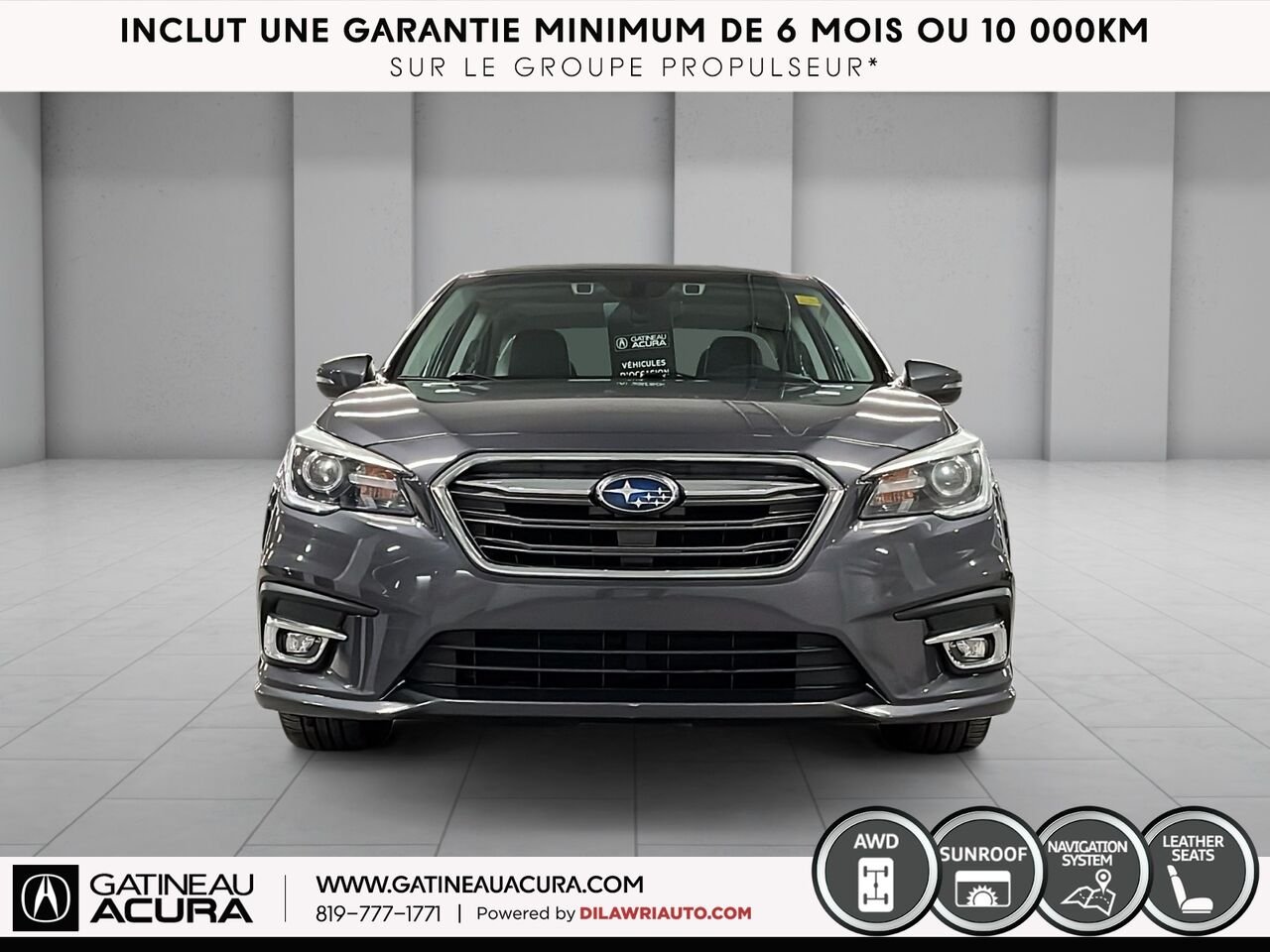 2019 Subaru Legacy 2.5i Limited AWD Grey Gatineau - photo #12