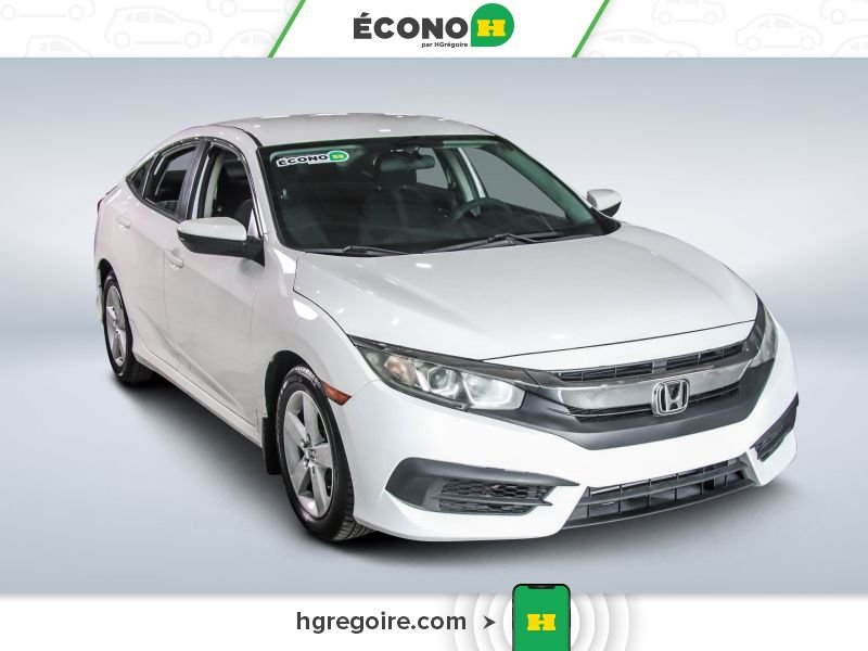 Honda Civic 822148 | LX AUTO A/C GR ELECT MAGS 2016 Blanc Laval - photo #0