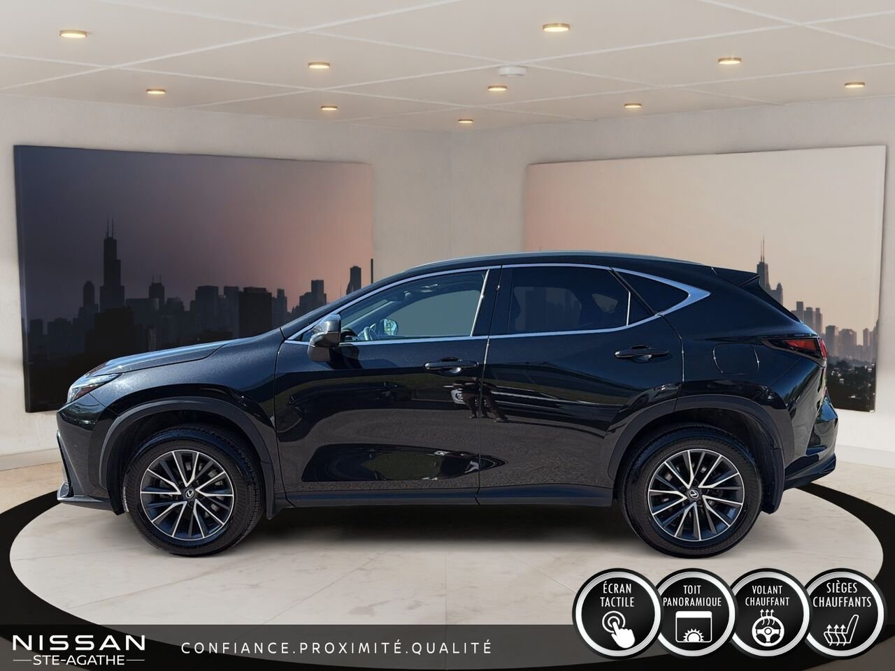 Lexus NX 350 | INTÉRIEUR ROUGE NULUXE | TOIT OUVRANT | AWD 2025 Noir Saint-Jérôme - photo #5