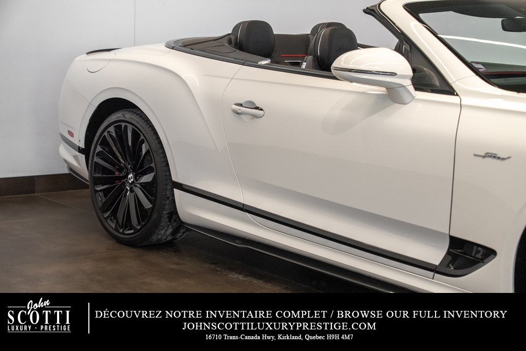 Bentley Continental GT Speed Convertible 2022 Blanc Kirkland - photo #25
