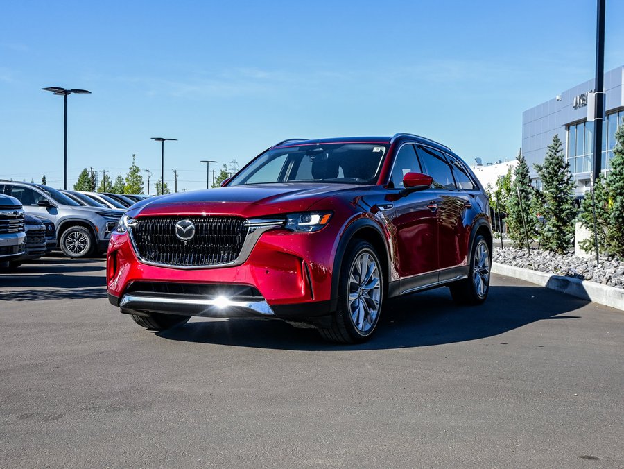 2026 Mazda CX-90 MHEV GT AWD 3.3L 8 Passenger | Panoramic Sunroof Red