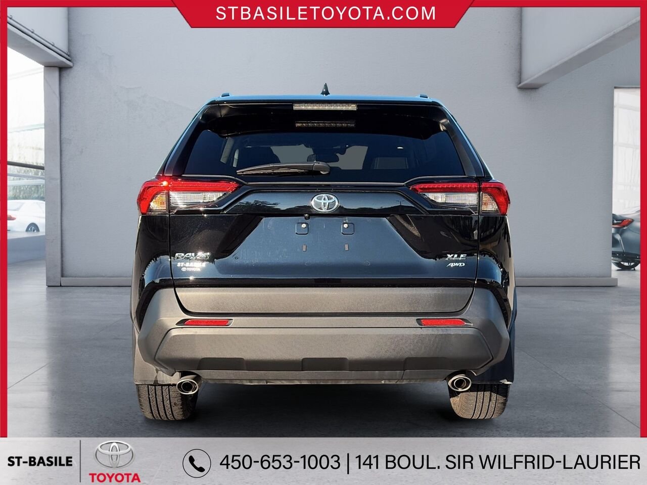 2025 TOYOTA RAV4 Midnight Black Metallic Saint-Basile-le-Grand - photo #3