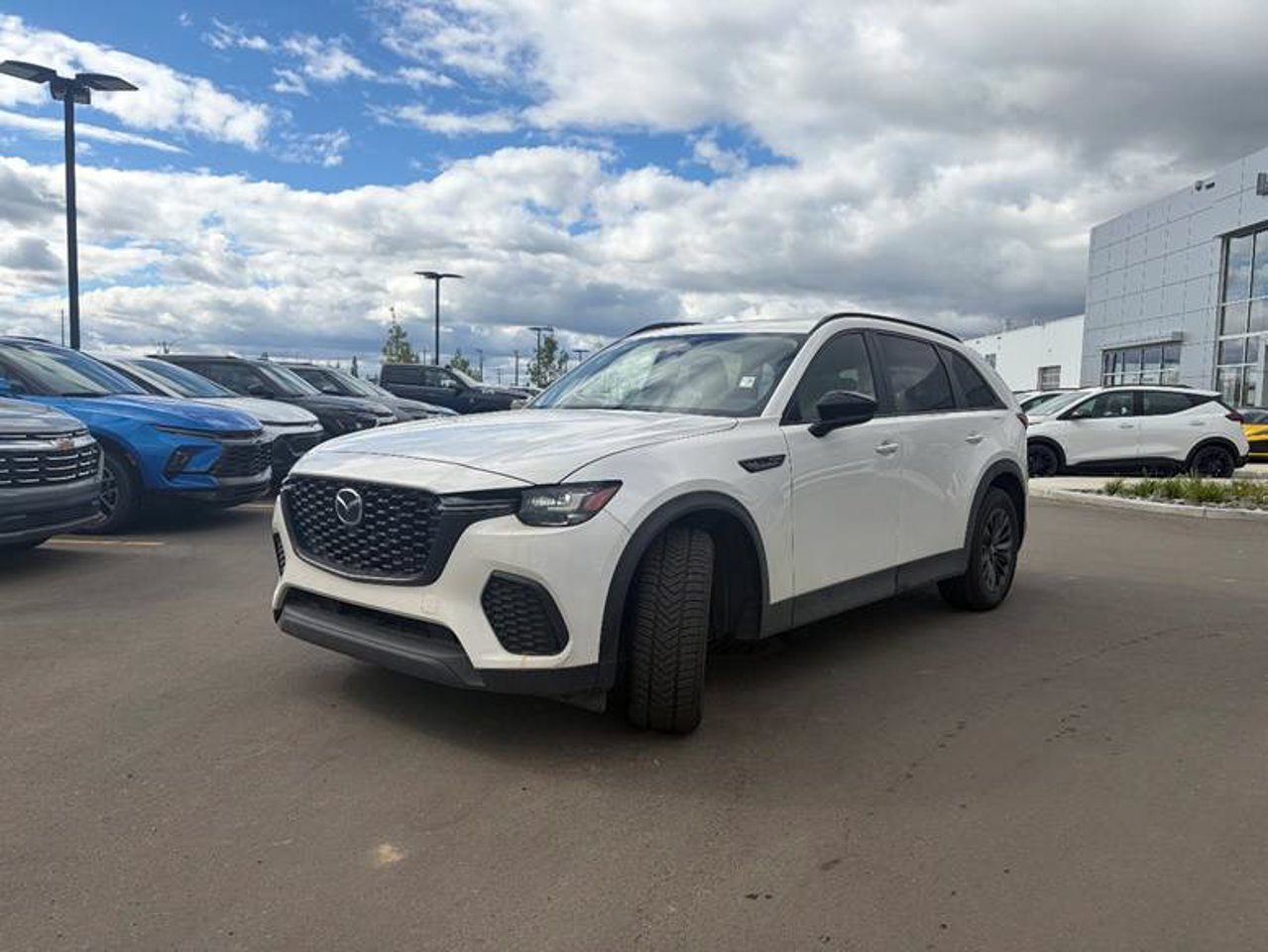2025 Mazda CX-70 MHEV GS-L AWD White Sherwood Park - photo #2