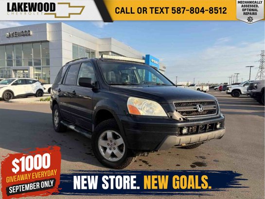 2003 Honda Pilot 2003 Black