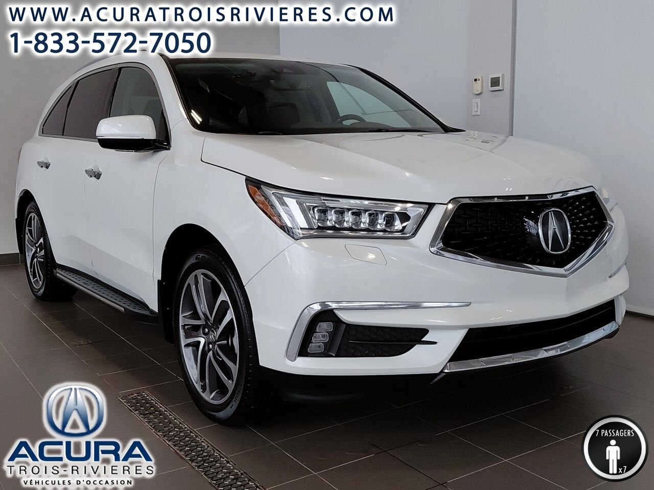 2018 Acura MDX NAVI White Trois-Rivières - photo #1