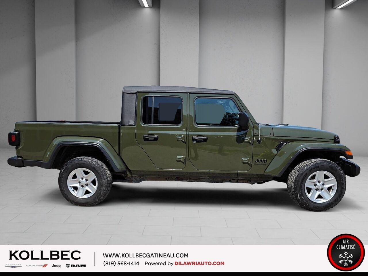 2022 JEEP GLADIATOR 261031 | Sport S 4x4 Green Gatineau - photo #13