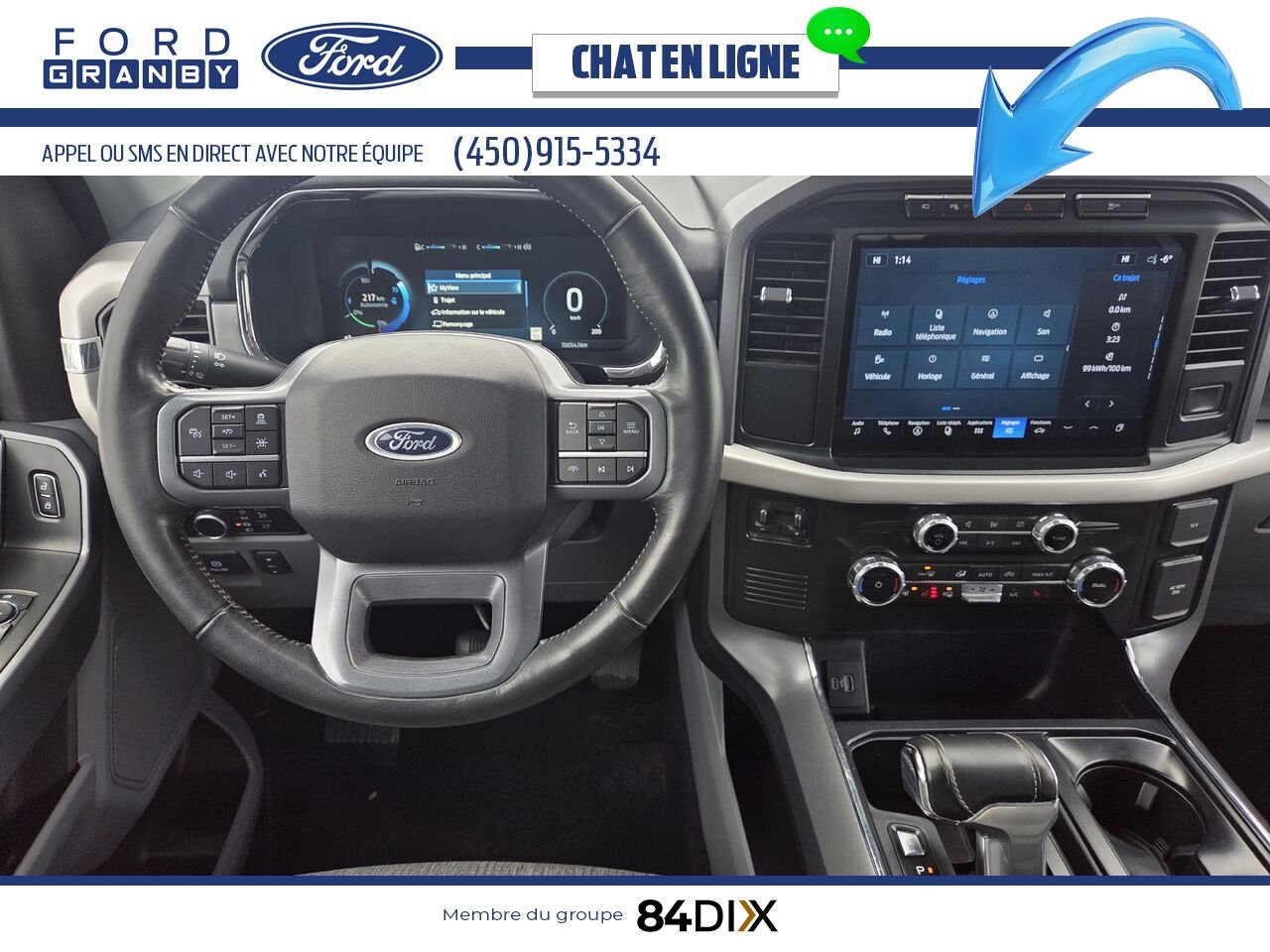 2023 Ford F-150 Lightning Black Granby - photo #9