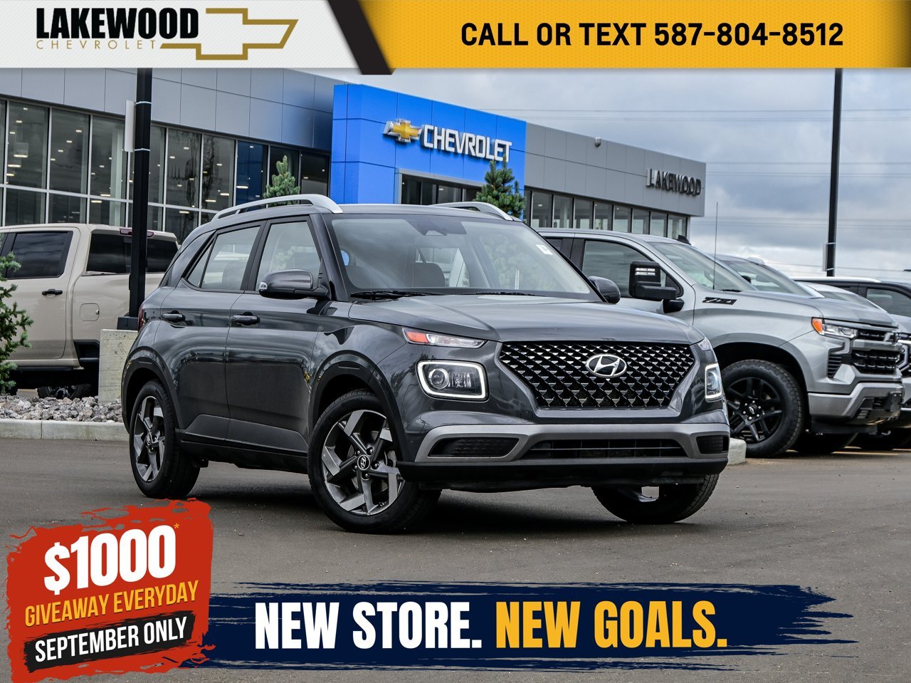 2025 Hyundai Venue Ultimate IVT w/Black Interior Grey Sherwood Park - photo #0