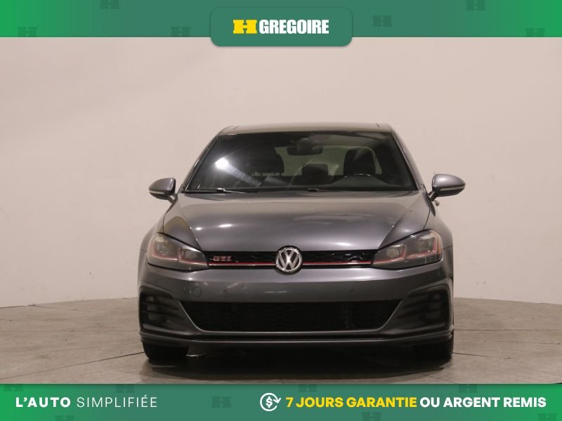 Volkswagen Golf GTI 822417 | Autobahn AUTO AC CUIR TOIT NAV CAM RECUL BLEUTOOTH 2019 Gris Laval - photo #1