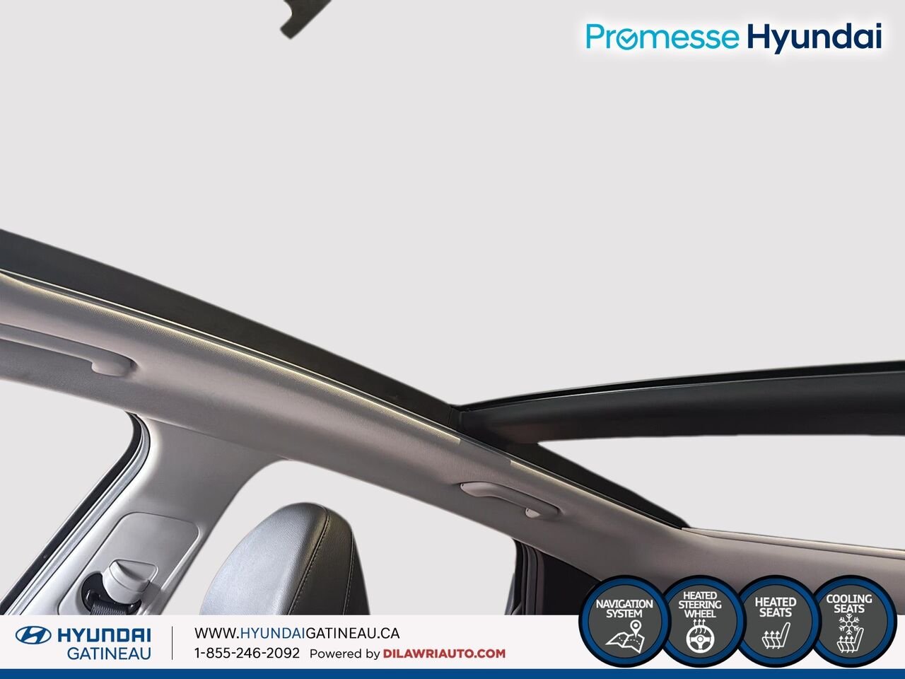 Hyundai Tucson hybride Ultimate TI*** cuir , toit ouvrant , navigation et plus *** 2022 Gris Ottawa & Gatineau - photo #18