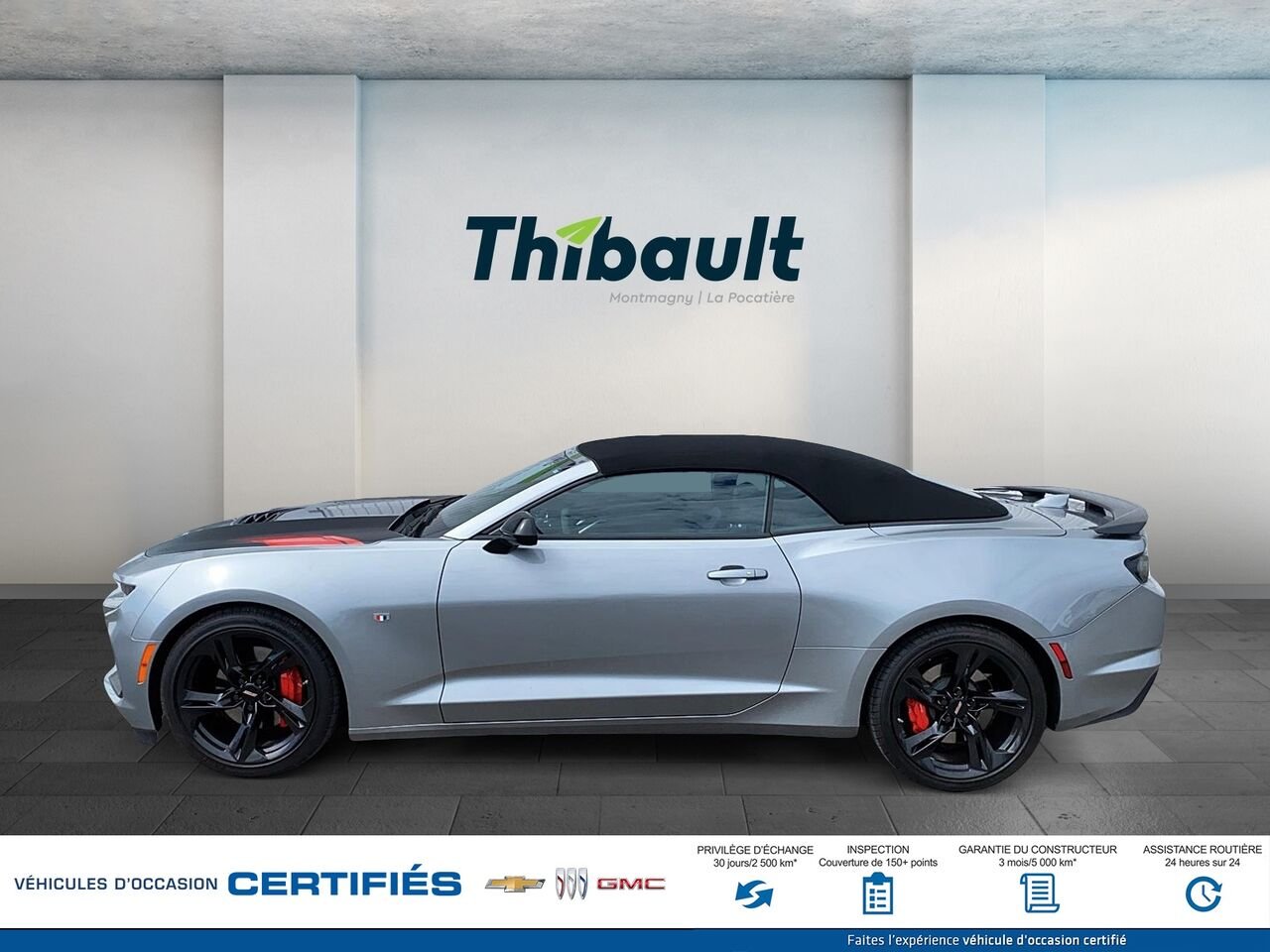 CHEVROLET CAMARO 2SS cabriolet 2 portes 2024 Gris Montmagny - photo #4