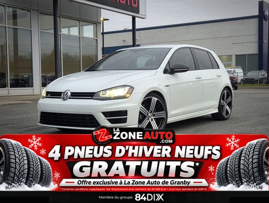 Volkswagen Golf R JAMAIS ACCIDENTÉ + AWD + 300 HP 2016 Blanc