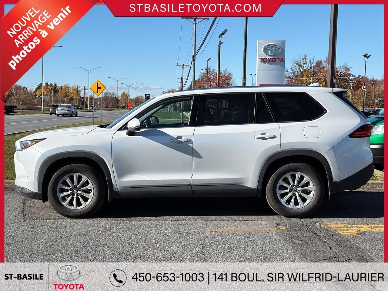 TOYOTA GRAND HIGHLANDER 2024 Blanc Saint-Basile-le-Grand - photo #1