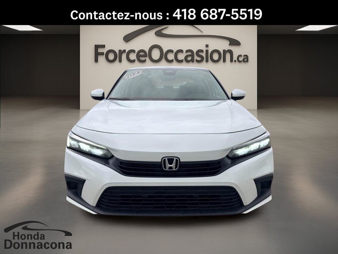 Honda Civic 2022 Blanc Donnacona - photo #2