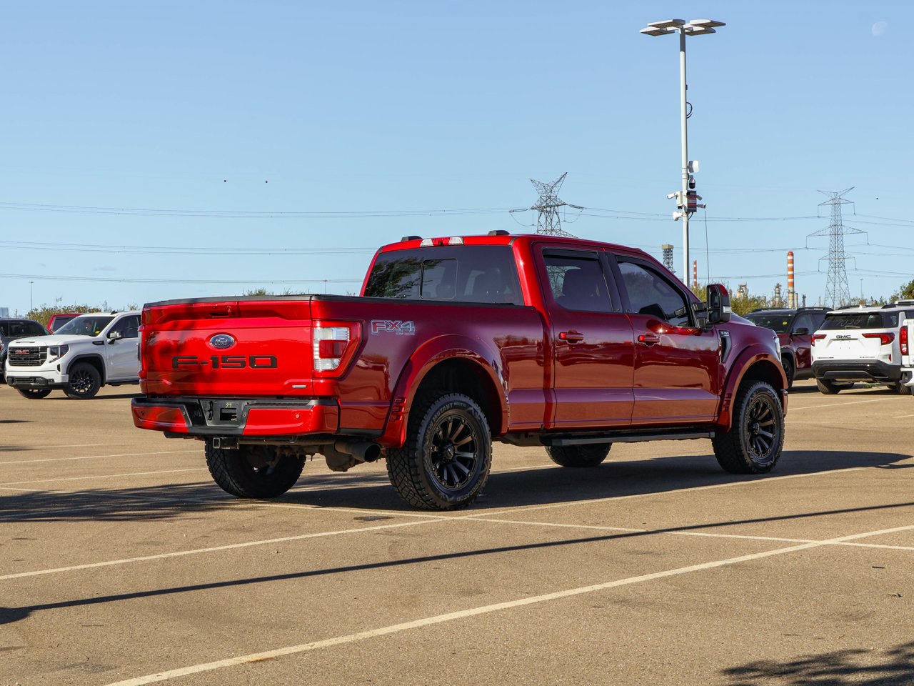2021 Ford F-150 LARIAT 4WD SuperCrew 6.5' Box Red Sherwood Park - photo #7