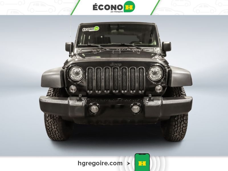 Jeep Wrangler Willys Wheeler 4X4 AUTO A/C MAGS 2017 Gris