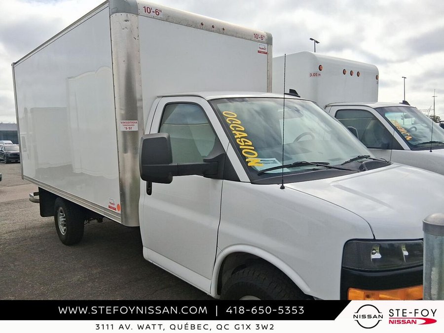 Chevrolet Fourgonnette commerciale tronquée Express 3500 fourgonnette 159 po 2025 Blanc