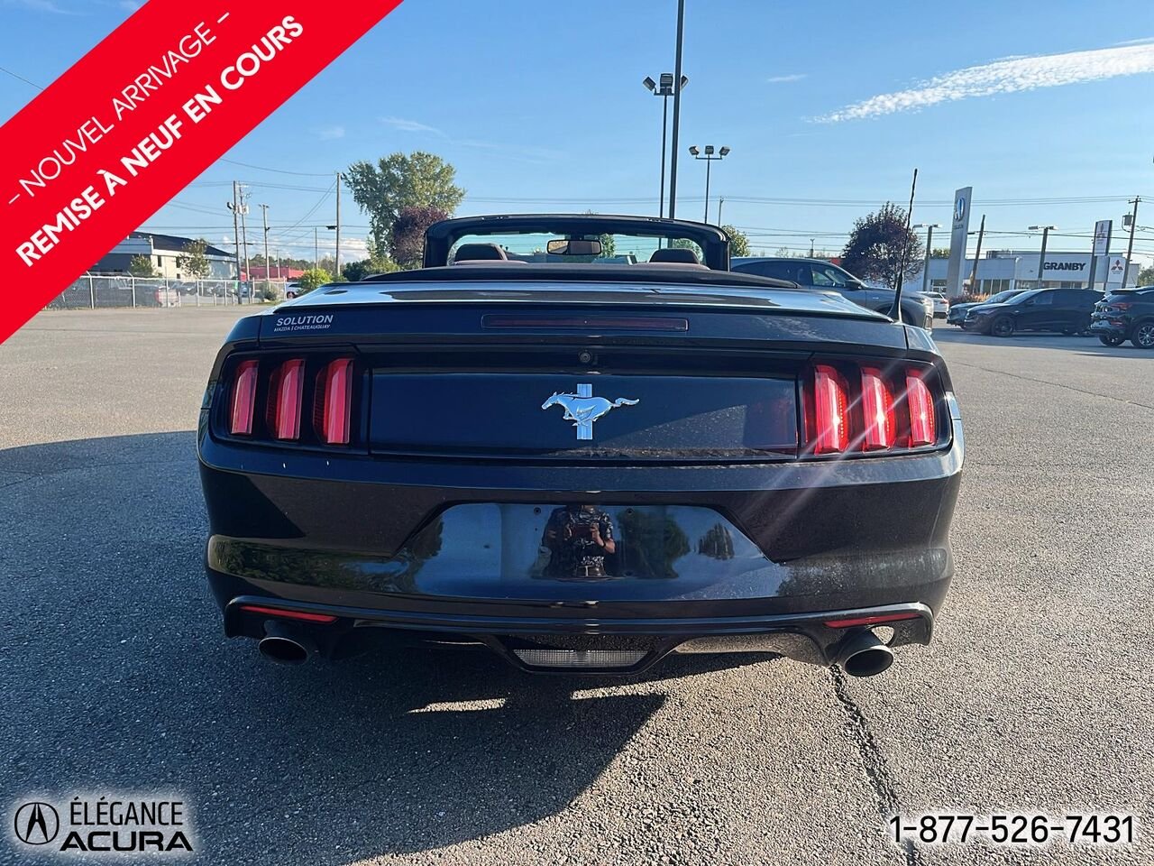 Ford Mustang V6 | 26084A 2017 Noir Granby - photo #4