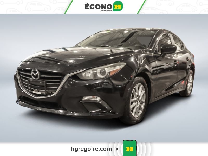 2016 Mazda 3 GS AUTO A/C GR ELECT MAGS CAM RECUL BLUETOOTH Black