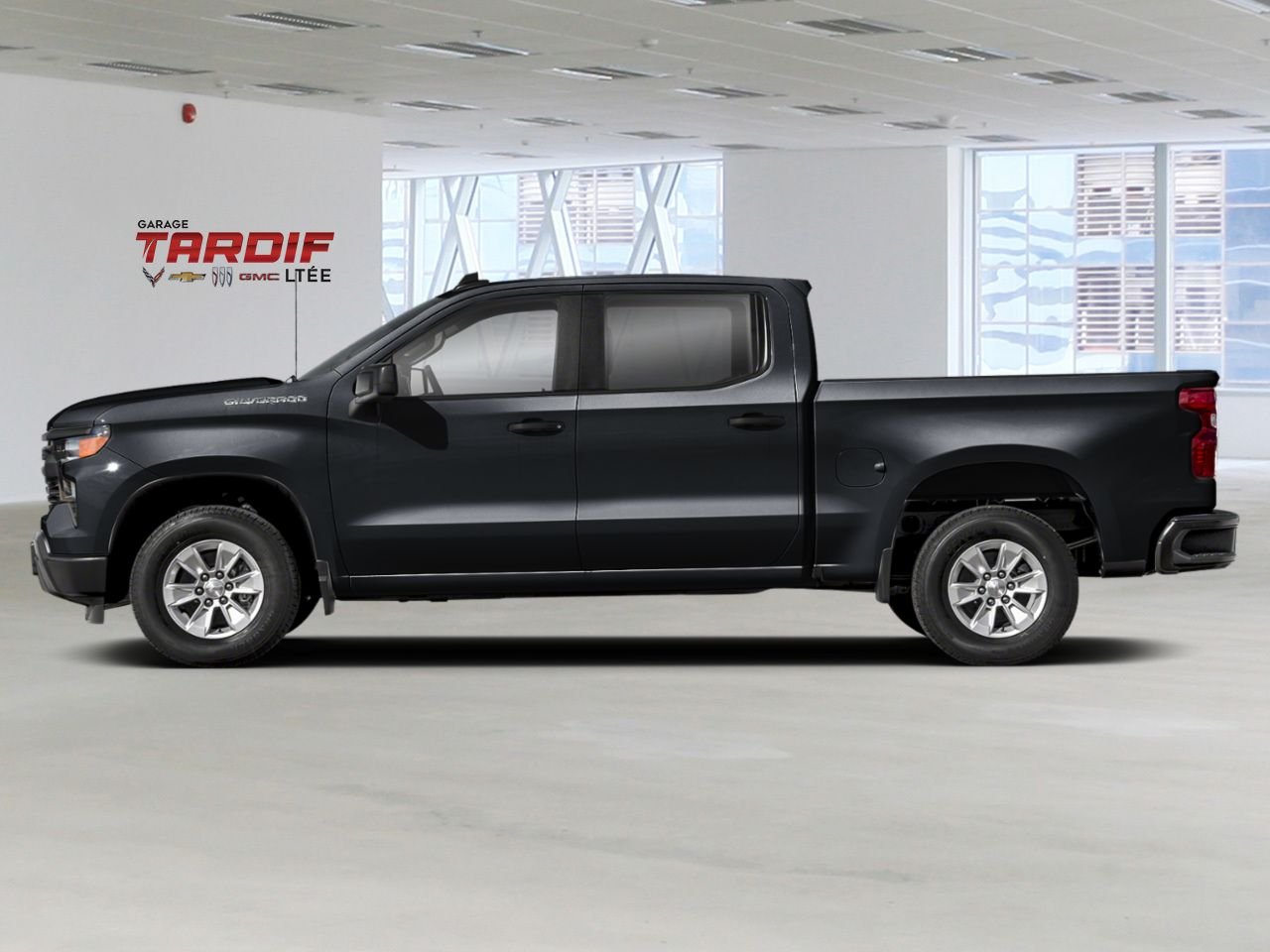 CHEVROLET Silverado 1500 Custom cabine multiplace 4RM 147 po 2026 Noir Amos - photo #1