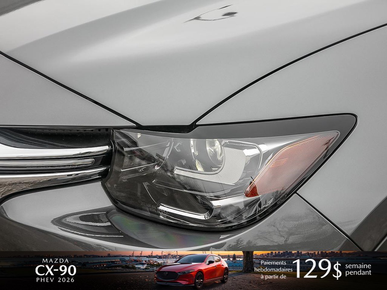 Mazda CX-90 hybride rechargeable JM3KKCHA5T1408937 2026 Gris mécanique métallisé Mirabel - photo #9