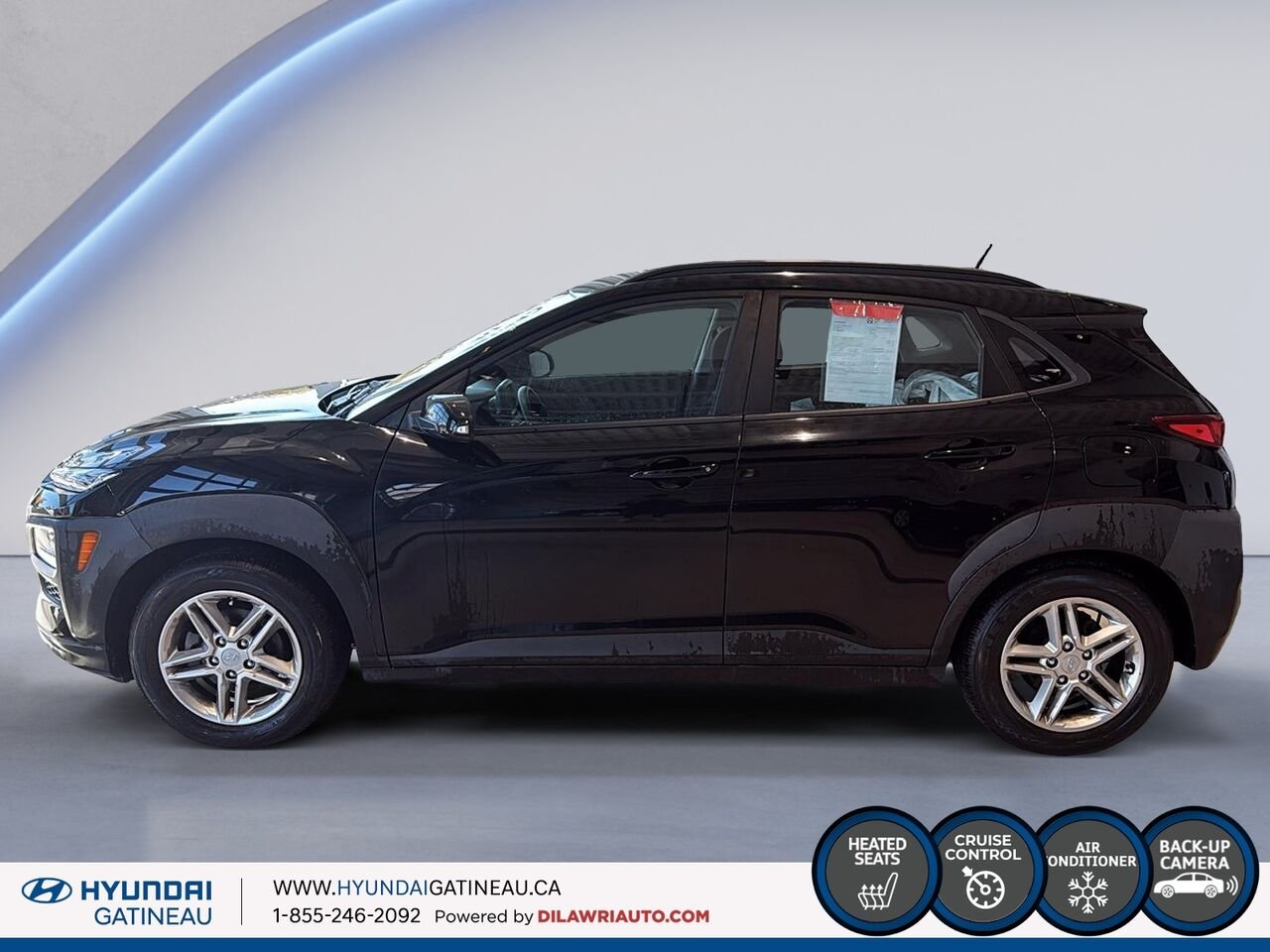 2021 Hyundai Kona Black Gatineau - photo #2