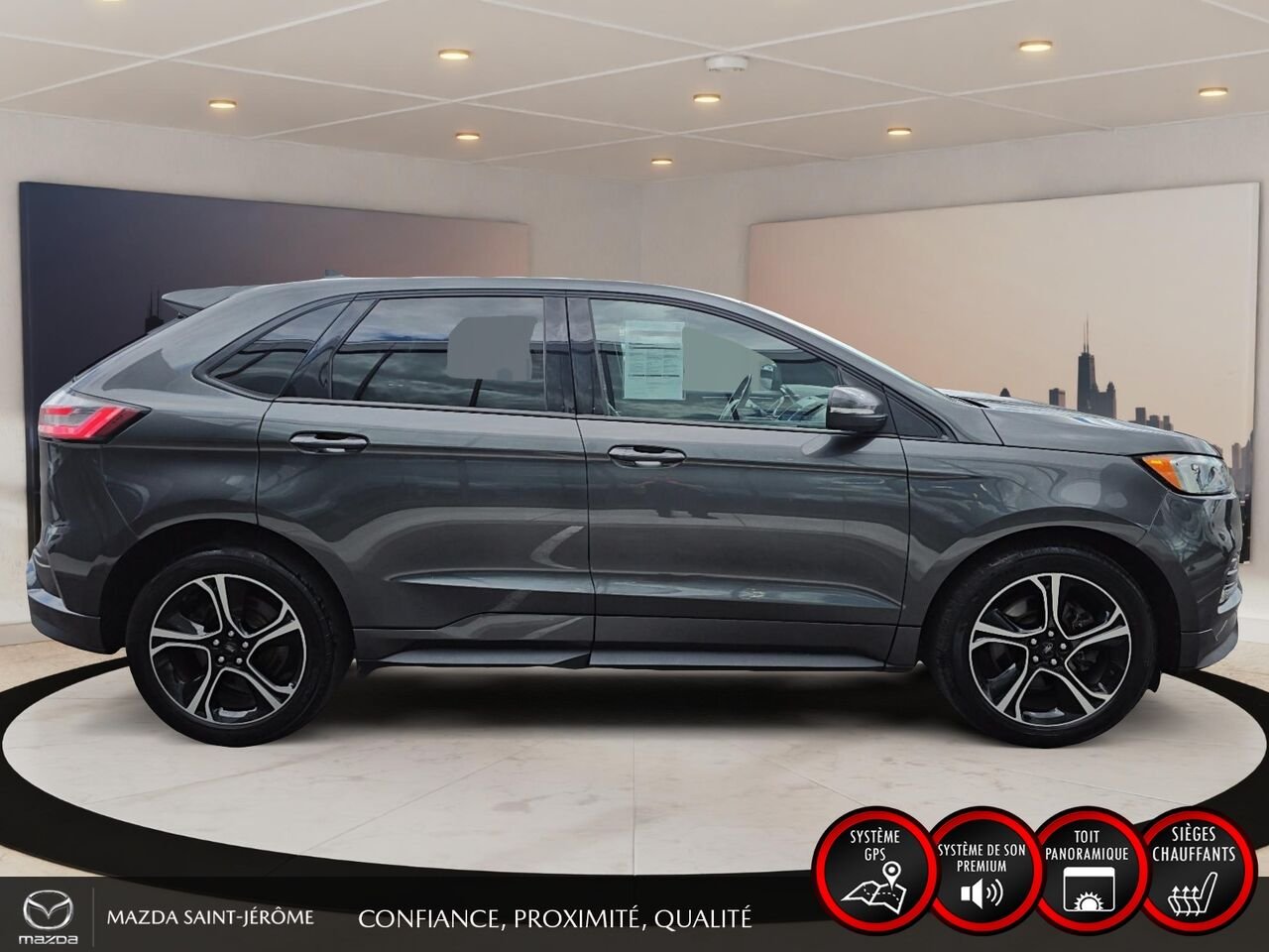 2020 Ford Edge Grey Ste-Agathe des Monts - photo #4