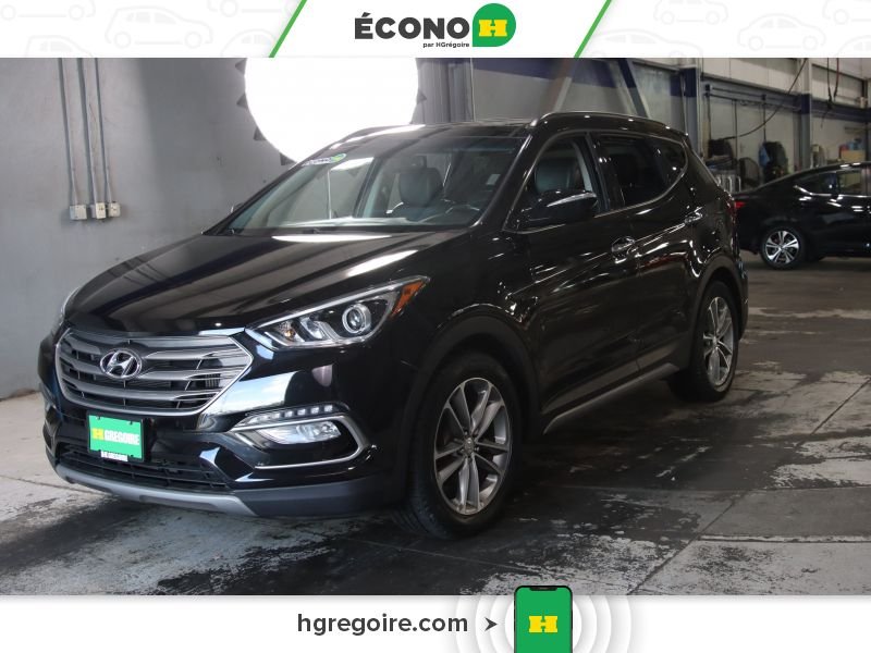 Hyundai Santa Fe 821072 | Limited AWD CUIR TOIT BLUETOOTH CAMÉRA MAGS 2017 Noir Laval - photo #1