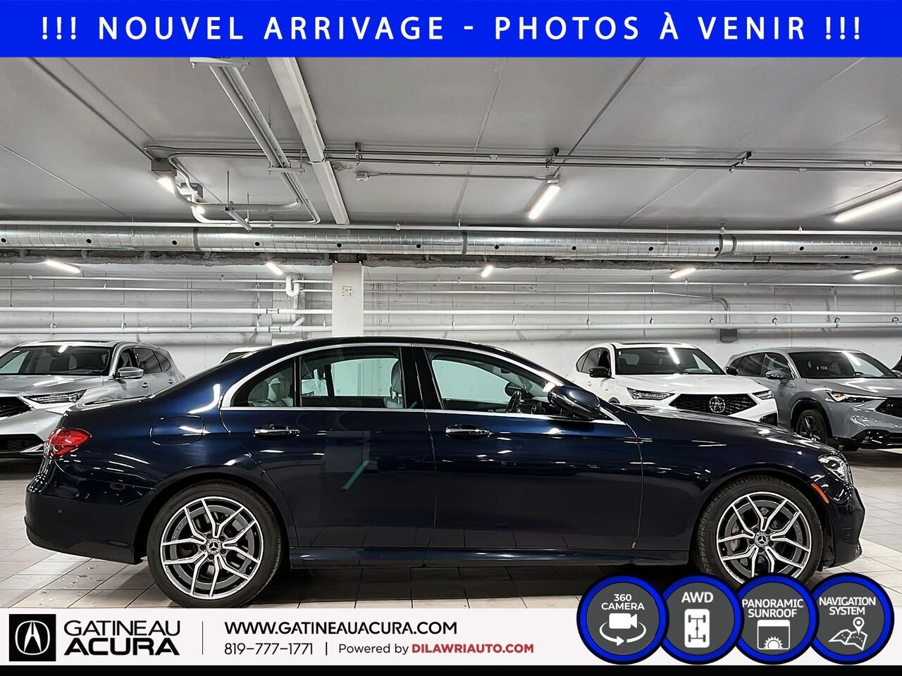 2021 Mercedes-Benz Classe-E E 450 4MATIC Blue Gatineau - photo #3