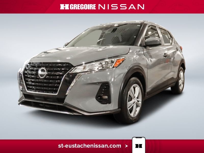 2024 Nissan Kicks S APPLE CAREPLAY AR CLIMATISER A PARTIR 2.99% Grey