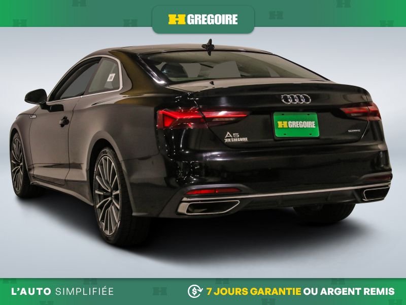 Audi A5 2020 Noir Saint-Eustache - photo #5