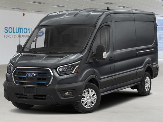 2025 Ford E-Transit Cargo Van Carbonized Grey Metallic