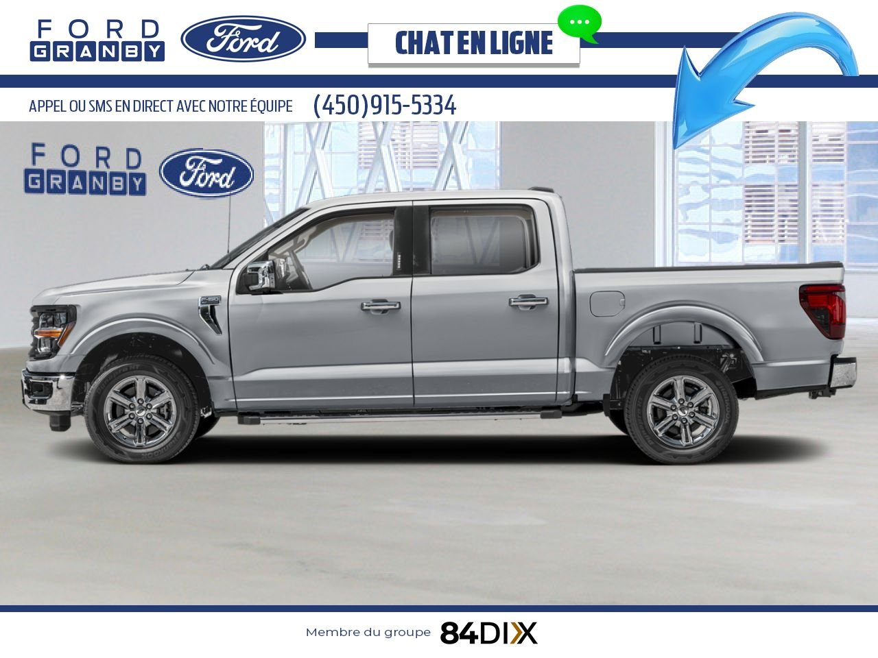 2025 Ford F-150 Iconic Silver Metallic Granby - photo #1