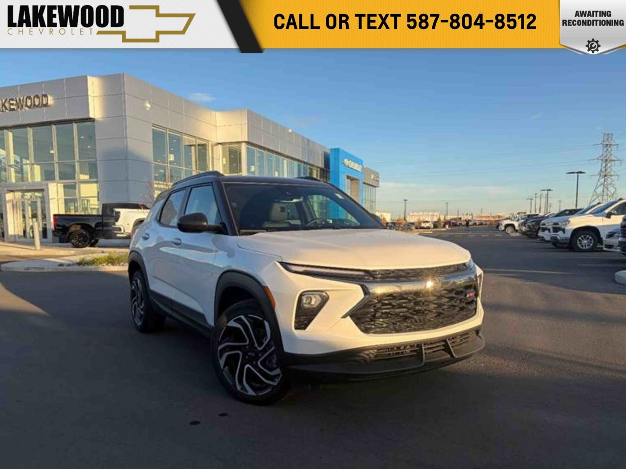 2026 Chevrolet Trailblazer AWD 4dr RS White Sherwood Park - photo #0