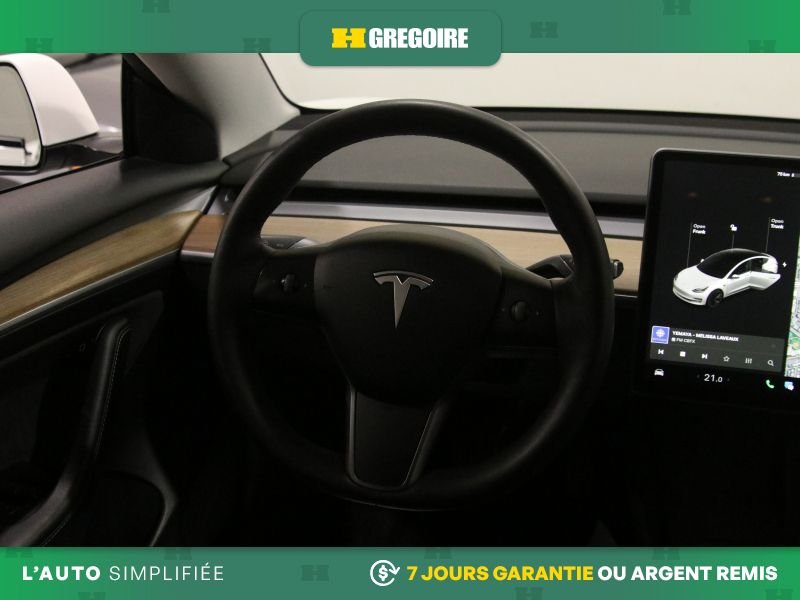 Tesla Model 3 822660 | Standard Range Plus AUTO AC CUIR TOIT NAV MAGS CAM 2021 Blanc Laval - photo #18