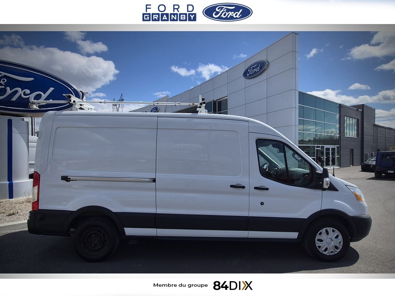 2015 Ford Transit fourgon utilitaire White Granby - photo #7