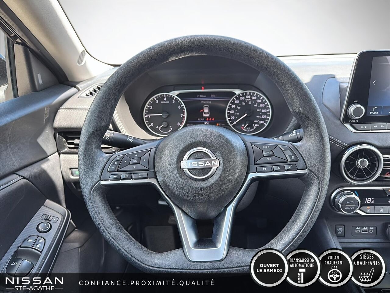 2024 Nissan Sentra SV | CARPLAY | CAMÉRA DE RECUL | UN SEUL PROPRIÉTAIRE Black Saint-Jérôme - photo #10