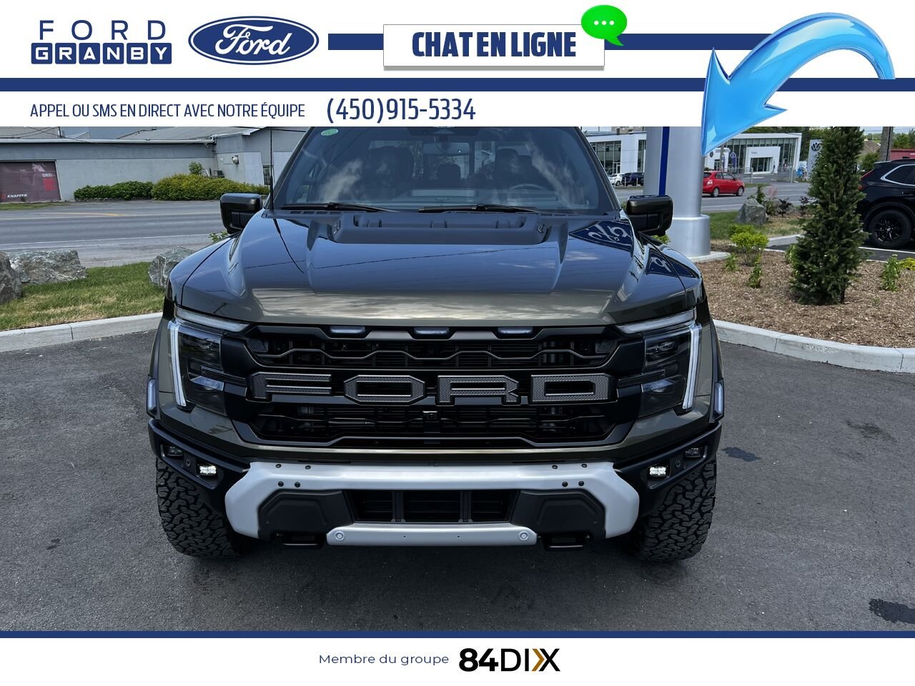 2025 Ford F-150 RAPTOR 37 802A Green Granby - photo #7