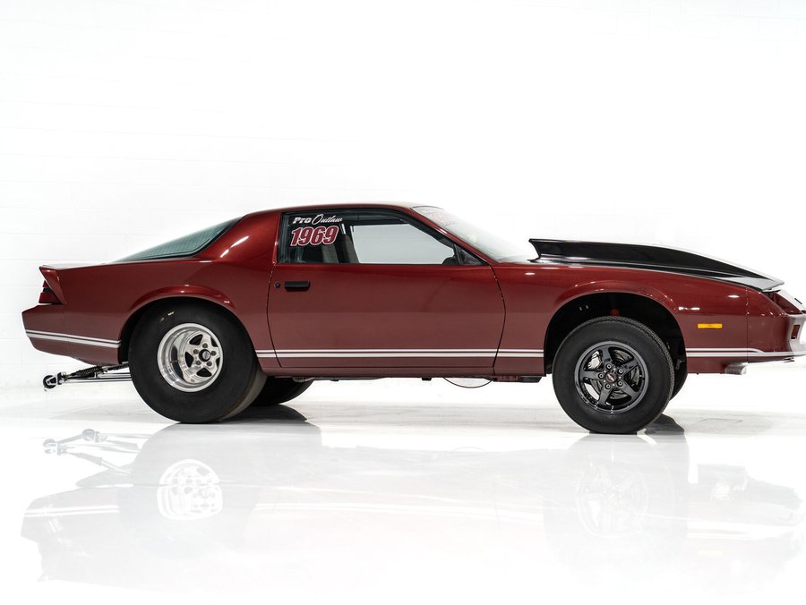 Chevrolet Camaro Rolling Chassis Drag Car 1987 1987 Rouge