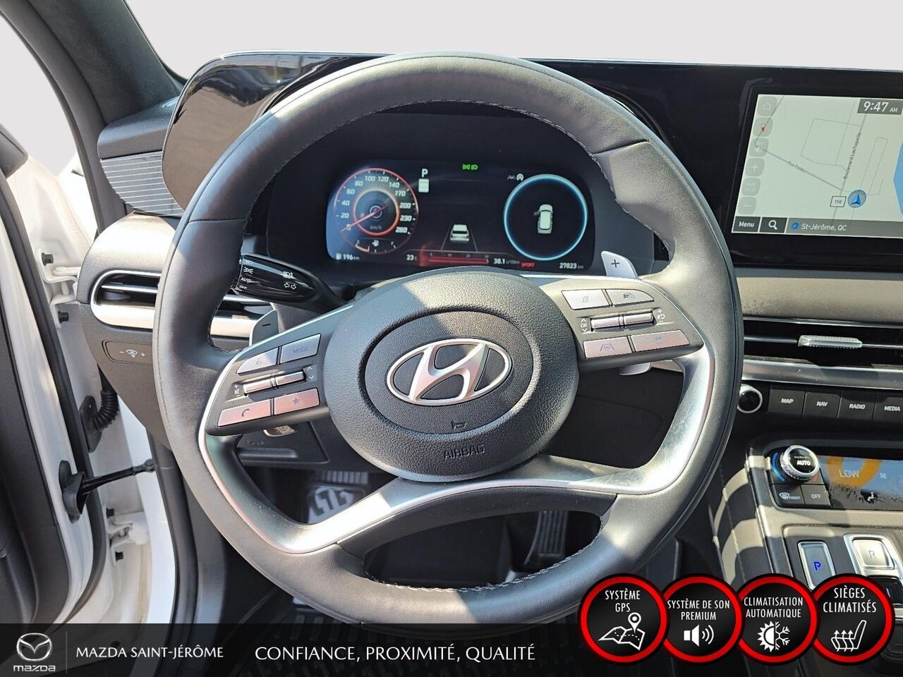 Hyundai Palisade ULTIMATE CALLIGRAPHY NUIT | 7 PLACES | TOIT PANO | AWD | 2025 Blanc Saint-Jérôme - photo #12