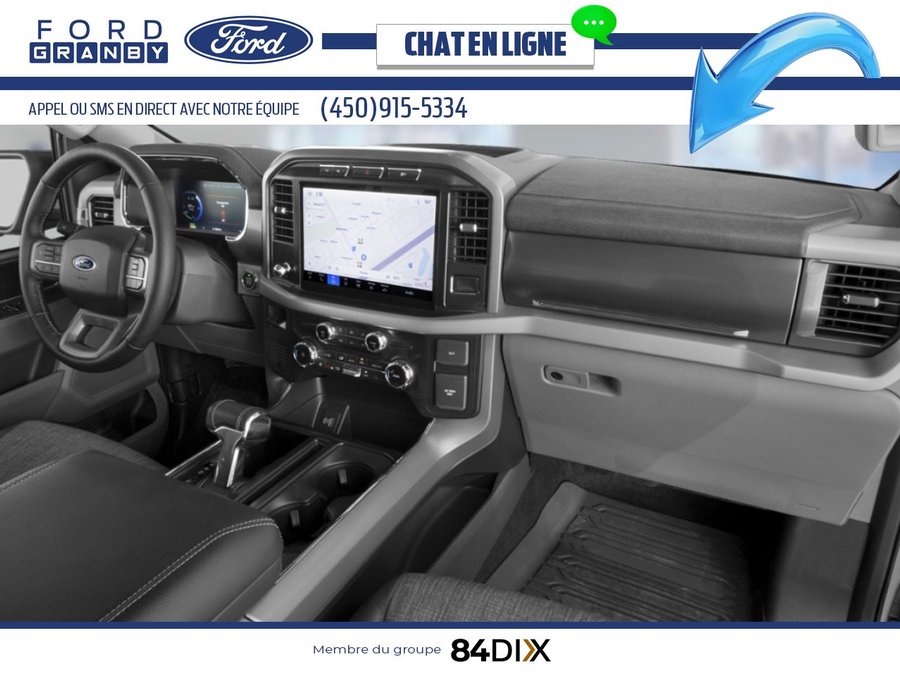 Ford F-150 Lightning XLT cabine SuperCrew 4RM caisse de 5,5 pi 2025 Gris carbonisé métallisé