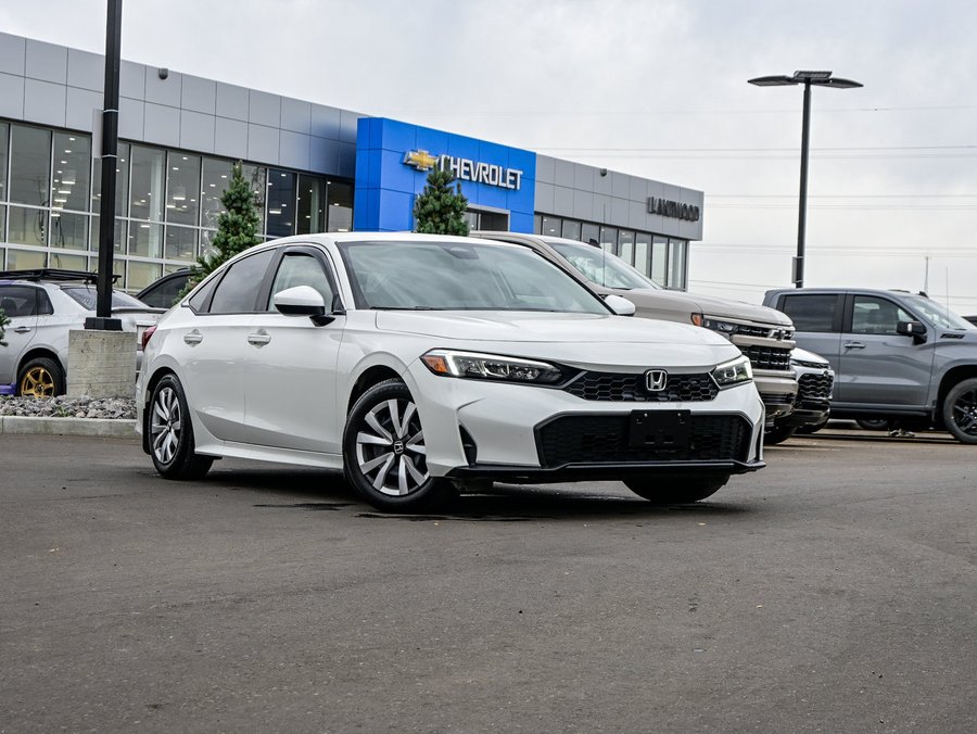 2025 Honda Civic Sedan LX 2.0L | Heated Seats White