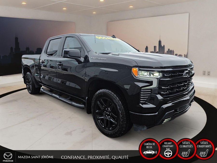 Chevrolet Silverado 1500 RST | CABINE MULTIPLACE | COUVRE-CAISSE RIGIDE | MARCHEPIEDS 2026 Noir