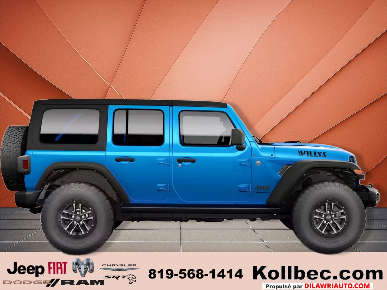 2026 JEEP Wrangler 26430 | Willys 4 portes 4x4 Hydro Blue Pearl Gatineau - photo #1