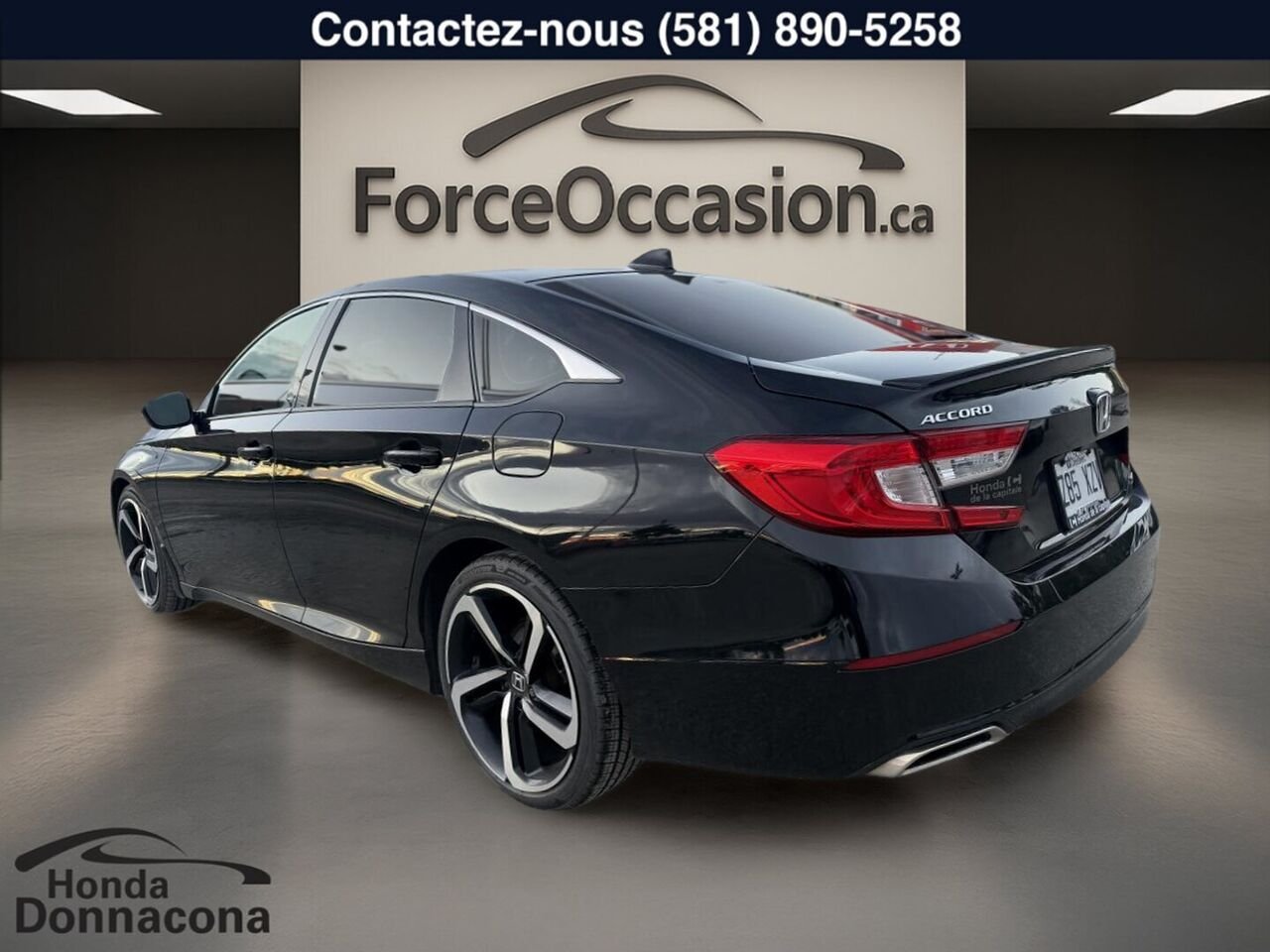 2021 Honda Accord Sedan Black  - photo #2