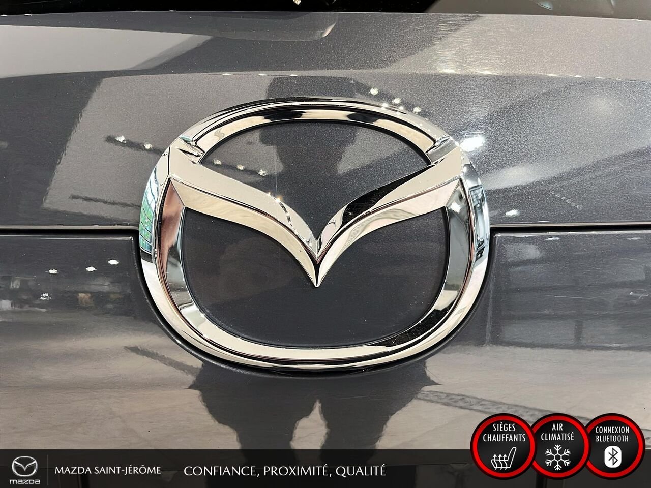 Mazda CX-5 GS | AWD | SIMILICUIR SPORT | VOLANT CHAUFFANT | HAYON ÉLECTRIQUE 2025 Gris Saint-Jérôme - photo #7